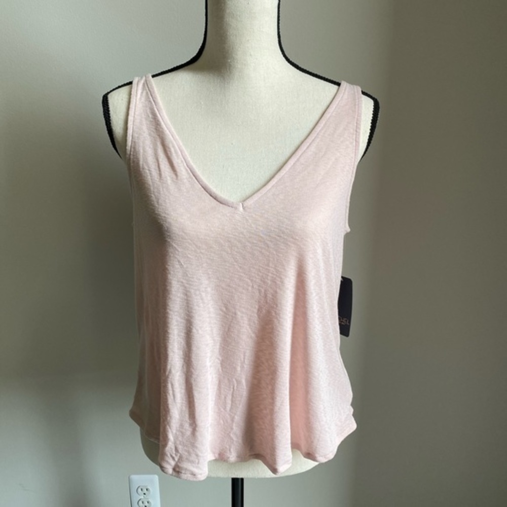 NWT Rachel Roy Pink Coraline V-Neck Tank